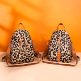 Leopard Women Backpacks Small Women Bags Female Backpacks for Ladies