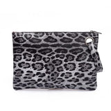 Leopard Women's Clutches Evening Party Bags PU Leather Shoulder Handbags