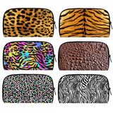 Leopard Zebra Tiger Stripes Print Wallet Women Purse Phone Lipstick Holder