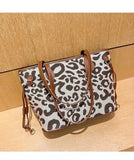 Leopard Print Tote Bag Large-Capacity Shoulder Bag