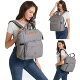 Lequeen Diaper Bag Baby Care Large Stroller Baby Bag Travel Backpack Nursing Bag