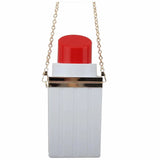 Letode Ma'am Force Lipstick Shape Banquet Handbag
