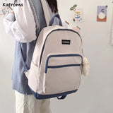 Student School Bag Preppy Waterproof Teen Travel Packbag