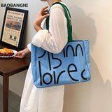 Large Canvas Shopping Tote Bag for Women - Big Shopper Handbag