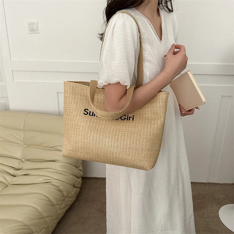 Vintage Shoulder Bag for Women Large Capacity Handbag