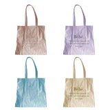 Letter Embroidery Canvas Shoulder Bag Women Girls Student Book Tote Handbag