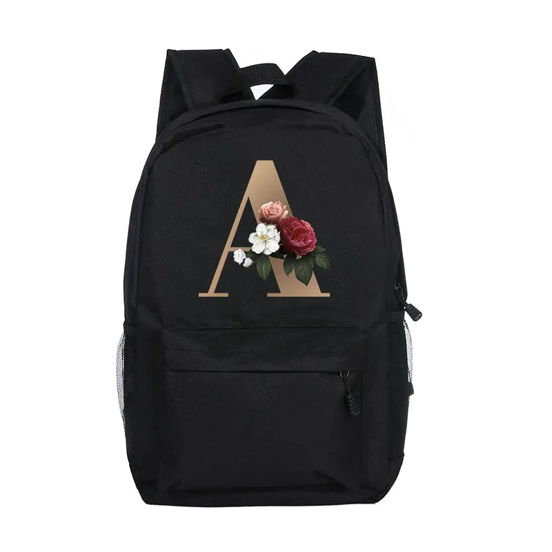 Floral Printing Backpack for Women Casual Shoulder Bag