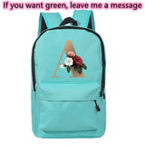 Floral Printing Backpack for Women Casual Shoulder Bag