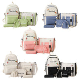 Canvas Pen Pouch Crossbody Bag Multi-Function Travel Backpack