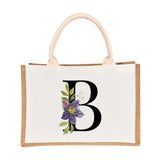 Jute Shopping Tote Bags Eco Friendly Reusable Grocery Handbag Storage Bag