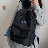 Preppy Style Backpacks Women Bagpack Harajuku Canvas Foldable Knapsack