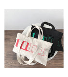 Art Shoulder Bags for Ladies Shopping Bags Cloth Books Handbag For Girls