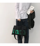 Art Shoulder Bags for Ladies Shopping Bags Cloth Books Handbag For Girls
