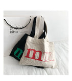 Art Shoulder Bags for Ladies Shopping Bags Cloth Books Handbag For Girls