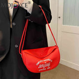 Printed Messenger Bag Women Handbags PU Leather Portable Large Capacity
