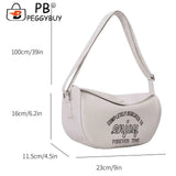 Printed Shoulder Bag Women Handbags PU Leather Casual Soft Large