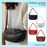 Women Handbags Underarm Bag PU Leather Casual Portable Soft Large Capacity
