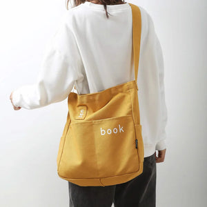 Canvas Shoulder Bag Large Capacity Handbag Women