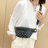 Women's Waist Bag PU Leather Fanny Pack Crossbody Chest Bags
