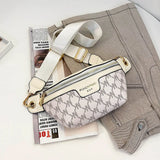 Women's Waist Bag PU Leather Fanny Pack Crossbody Chest Bags