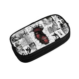 Levi Manga Collage Pen Box Student Anime Zipper Pencil Bag