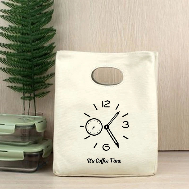 Life After Coffee Lunch Bag Thermal Insulated Bento Box Tote