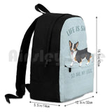 Pembroke Welsh Corgi Outdoor Hiking Backpack Waterproof Camping Travel