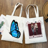 Life Is Strange Cartoon Print Shopping Bag Girls Casual Pack