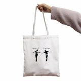 Gothic Canvas Bag Horror Cartoon Large Purse