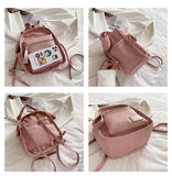 Light Oxford Cloth Women Backpack Travel Tote Bags Multifunctional