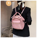Light Oxford Cloth Women Backpack Travel Tote Bags Multifunctional