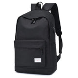 USB Charging Backpack Men Casual College School Bags Notebook Backpacks Canvas M