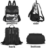 Durable Oxford Cloth Backpack Lightweight Large Capacity Water Repellent