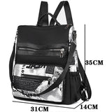 Durable Oxford Cloth Backpack Lightweight Large Capacity Water Repellent