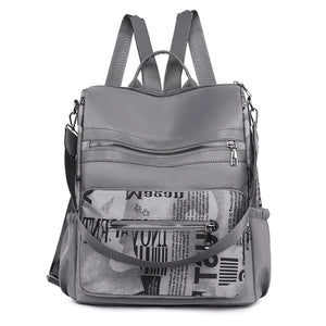 Durable Oxford Cloth Backpack Soft Water Repellent School Bags