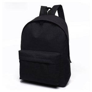 Lightweight Canvas Backpack Men College Teens School Bags
