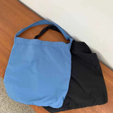 Canvas Women's Shopping Bag Casual Bucket Messenger Shoulder