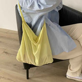 Canvas Women's Shopping Bag Casual Bucket Messenger Shoulder