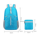 Foldable Waterproof Rucksack Outdoor Travel Backpack