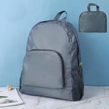 Rainbow Letter Print Backpack Lightweight Folding Bag