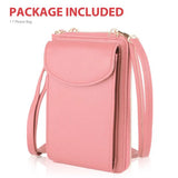 Women Crossbody Bag Cell Phone Purse Lightweight Waterproof PU Leather