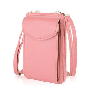 Women Crossbody Bag Cell Phone Purse Lightweight Waterproof PU Leather