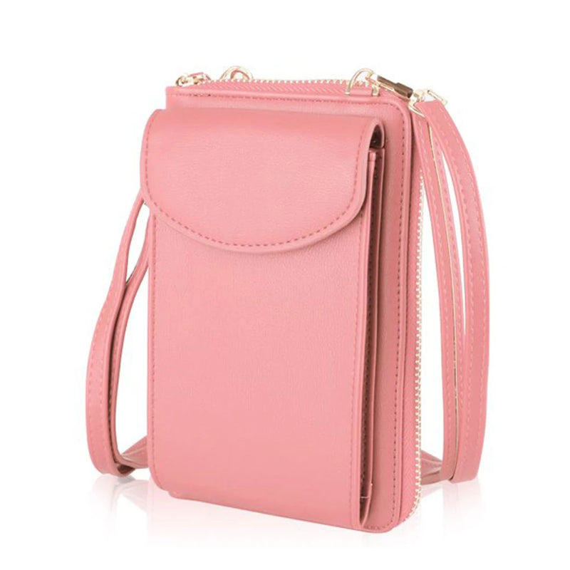 Women Crossbody Bag Cell Phone Purse Lightweight Waterproof PU Leather