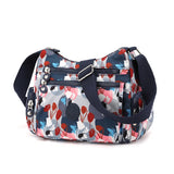 Ladies Canvas Messenger Bag Multilayer Large Capacity Shoulder Bag