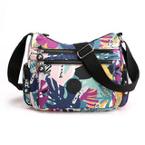 Ladies Canvas Messenger Bag Multilayer Large Capacity Shoulder Bag