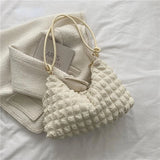 Soft Winter Tote Bag High-quality Armpit Bag for Women
