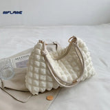 Winter Soft Women's Handbag Large Tote Bag High-quality Shoulder Bag