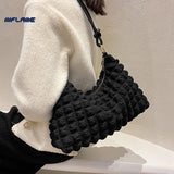 Winter Soft Women's Handbag Large Tote Bag High-quality Shoulder Bag
