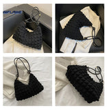 Winter Soft Women's Handbag Large Tote Bag High-quality Shoulder Bag