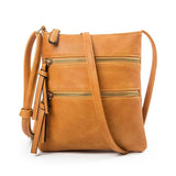 Small Lightweight Leather Cat Crossbody Bag for Women